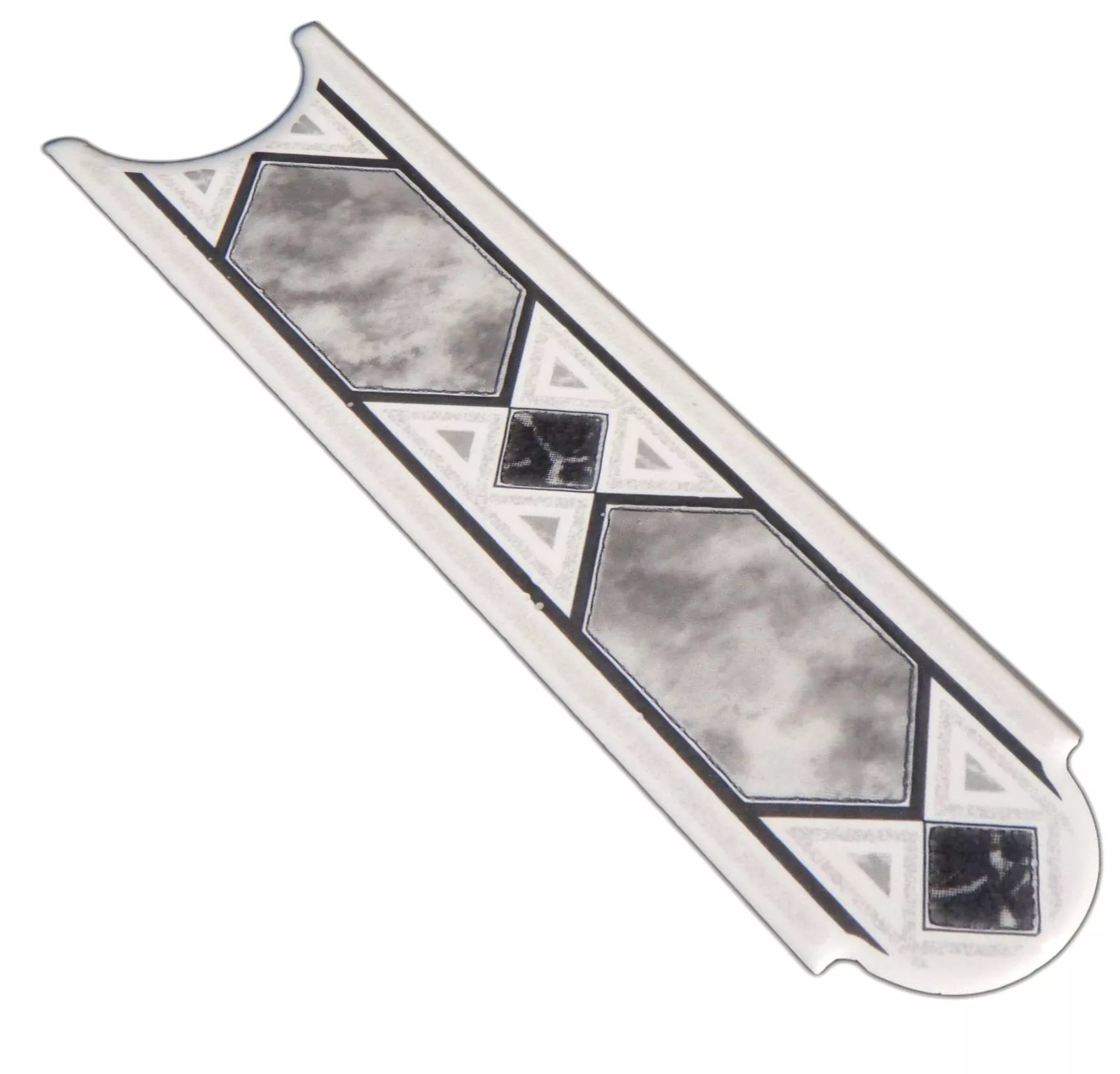 Ceramic Tiles Border Melissa Grey 5x20cm