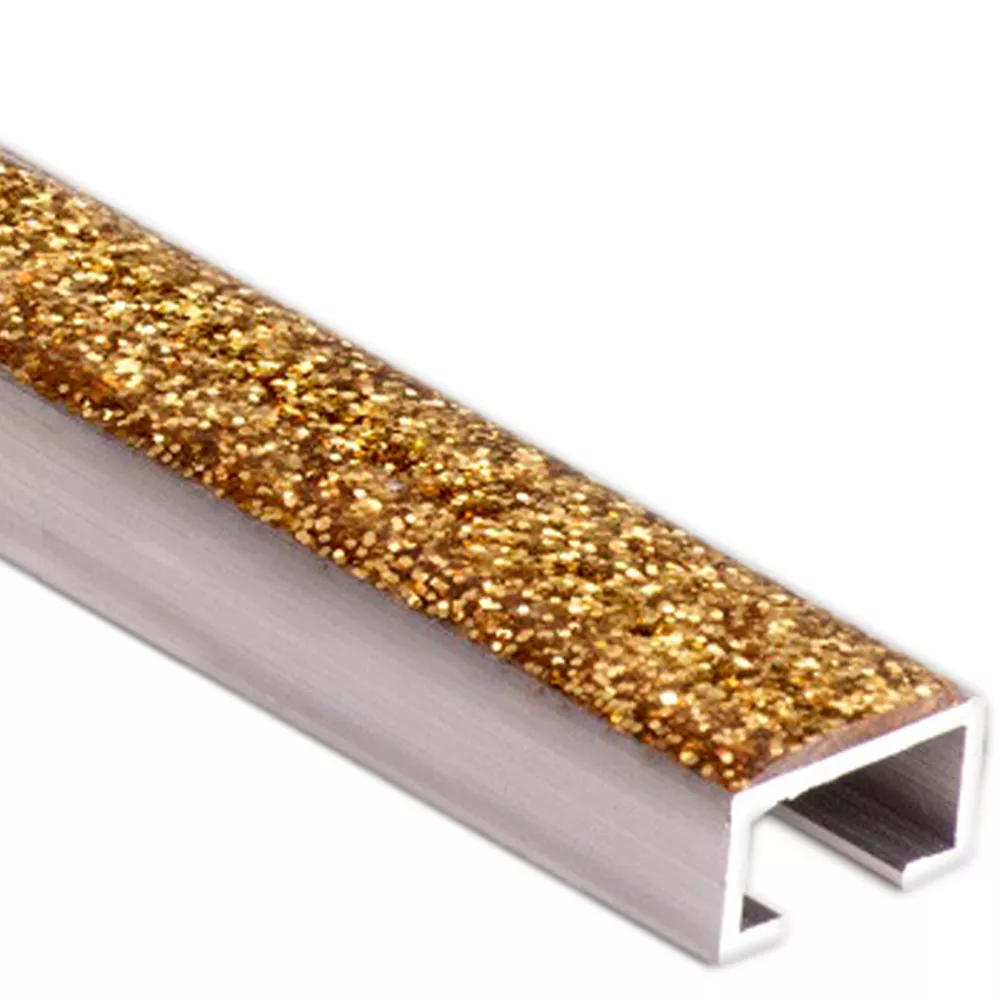 Bordes de Azulejos Vienna Oro Brillo 15x600mm