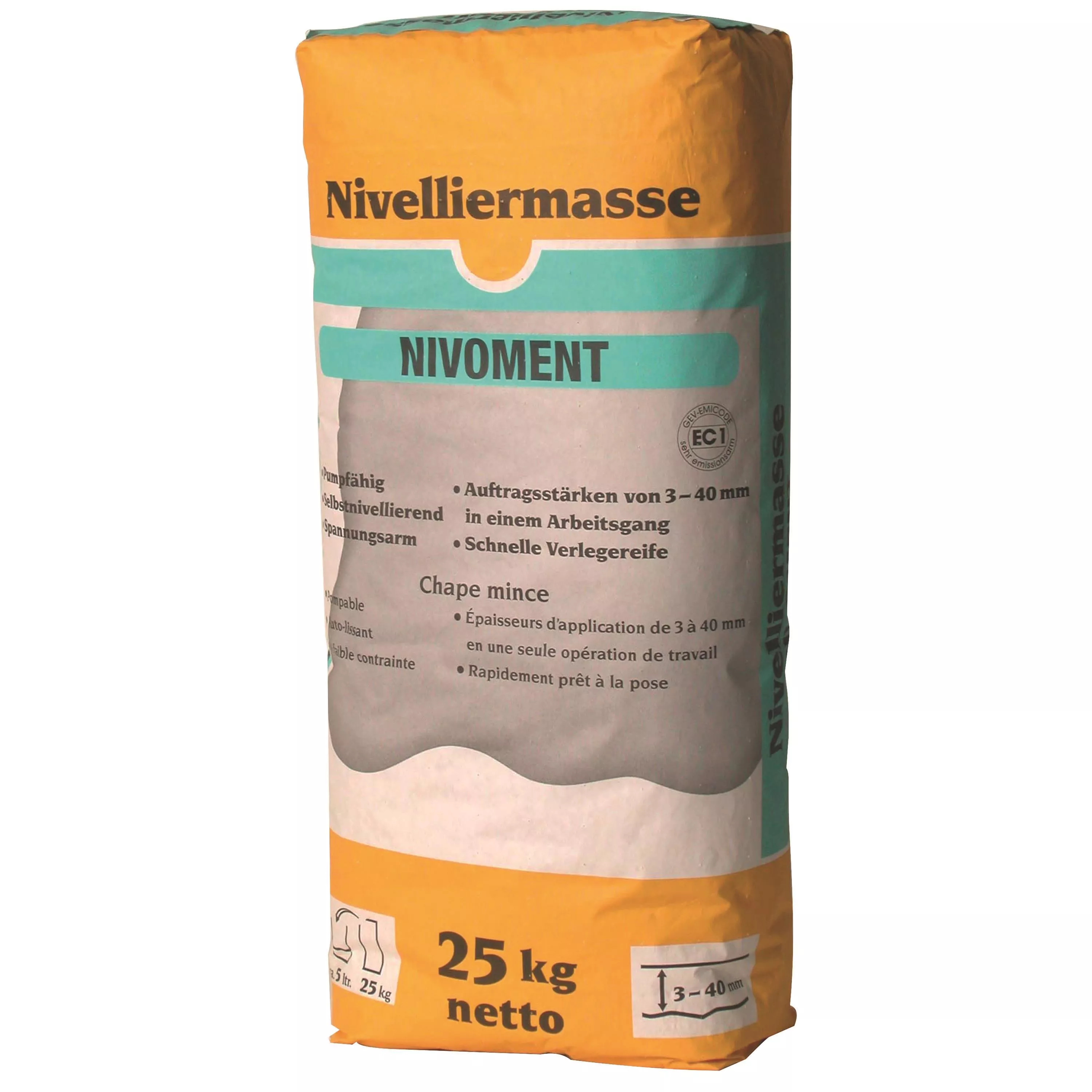 Compuesto nivelador Treverit Nivoment (25KG)
