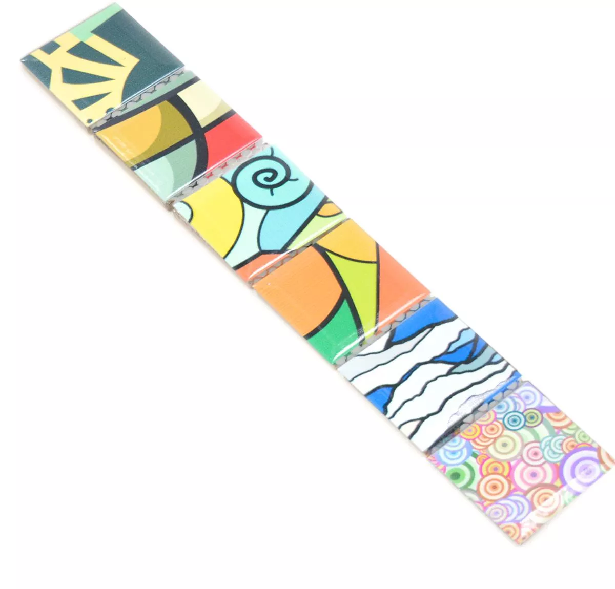 Ceramic Tiles Border Sharon Retro Colored