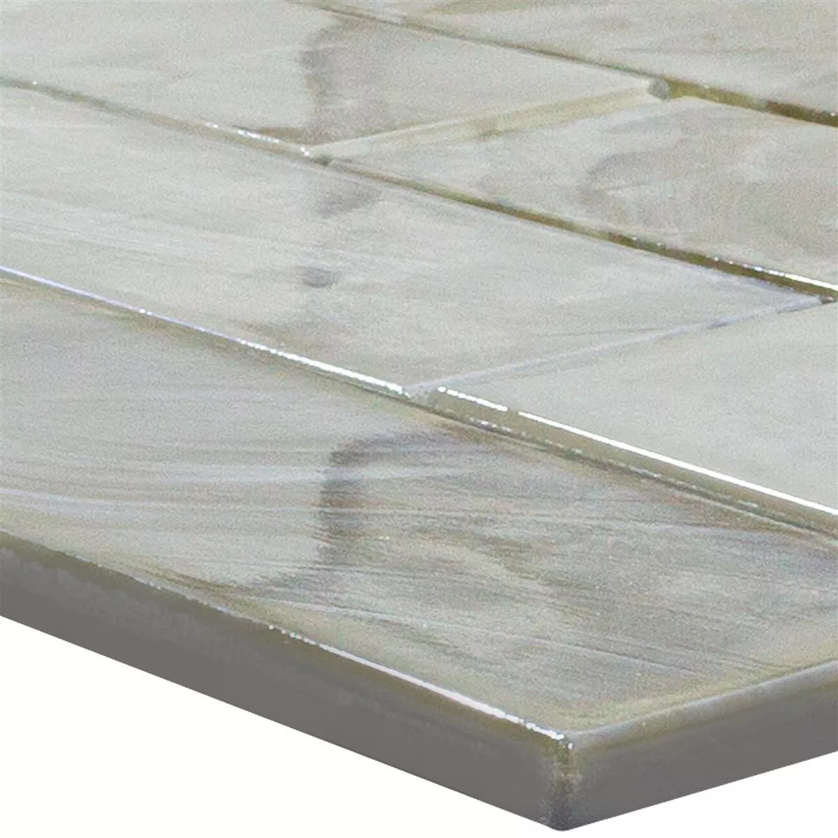 Mosaico de Cristal Azulejos Andalucia Brick Gris