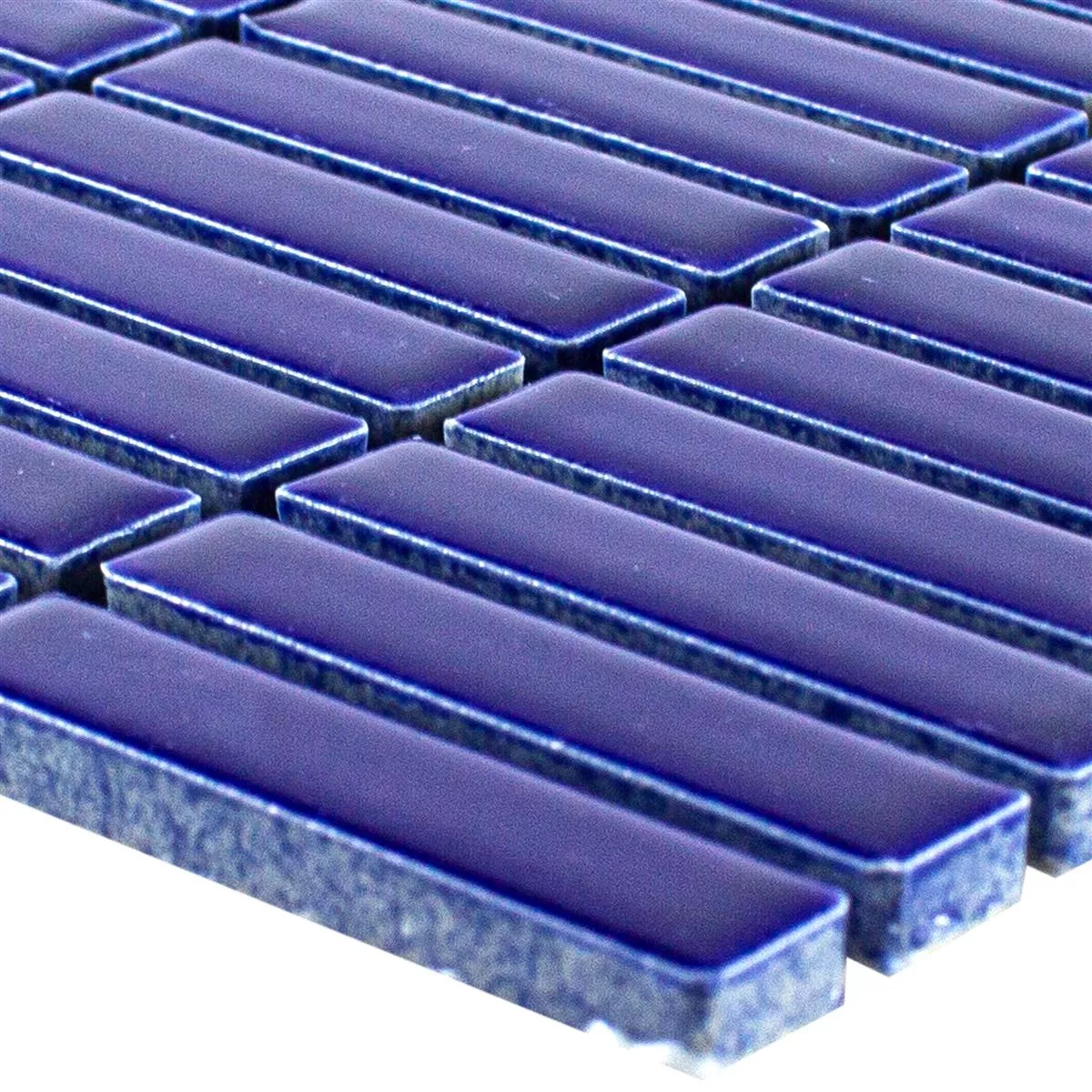 Ceramic Mosaic Tiles Maytown Blue Glossy