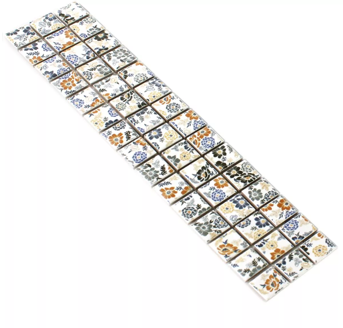 Ceramic Tiles Border Detroid Blanc Colored