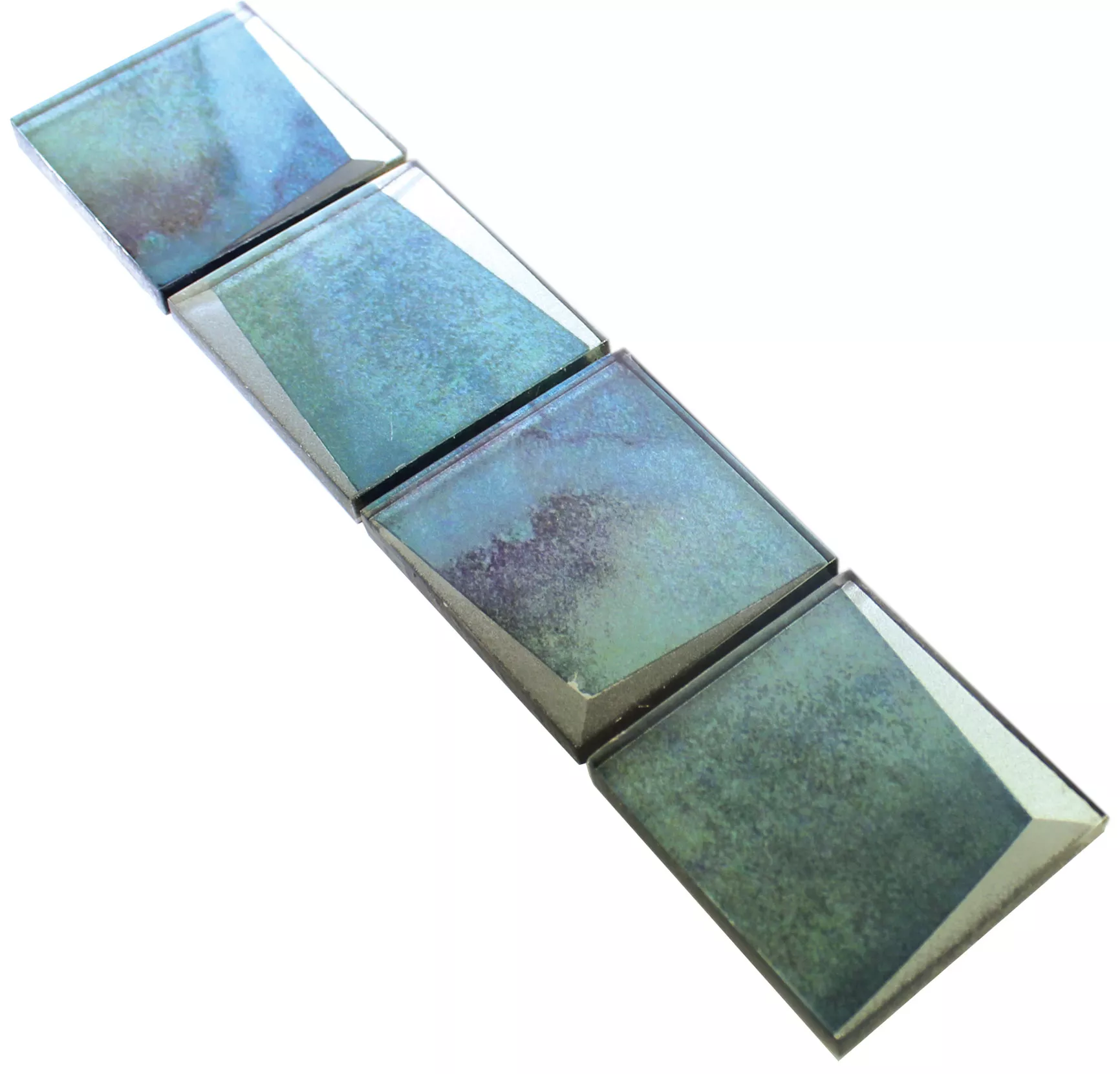 Glass borders Marion 3D Optic Blue