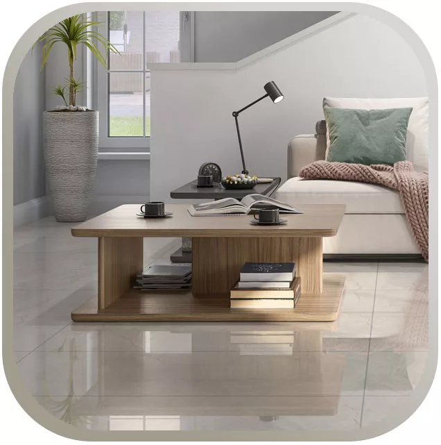 Tiles in natural stone look