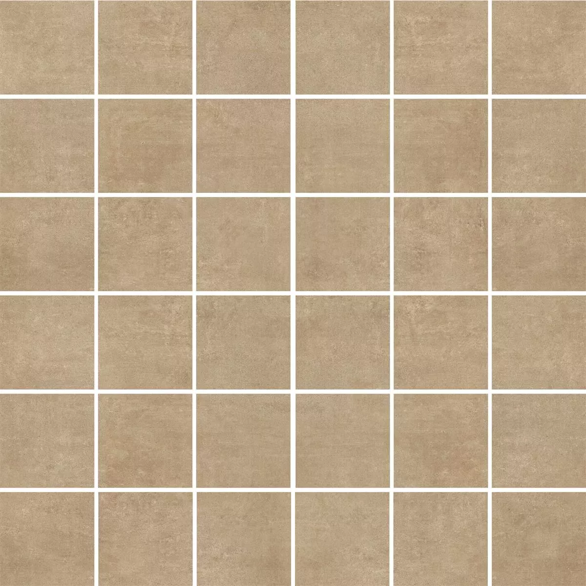 Mosaic Tiles Cairo Taupe Square 6mm