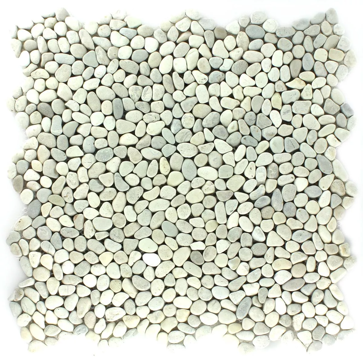 River Pebbles Micro Mosaic Beige