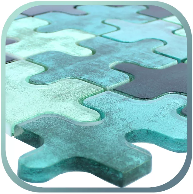 Glass Mosaic Mix 8mm