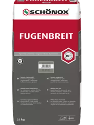 Joint mortar Schönox Fugenbereit Grey 25 Kg