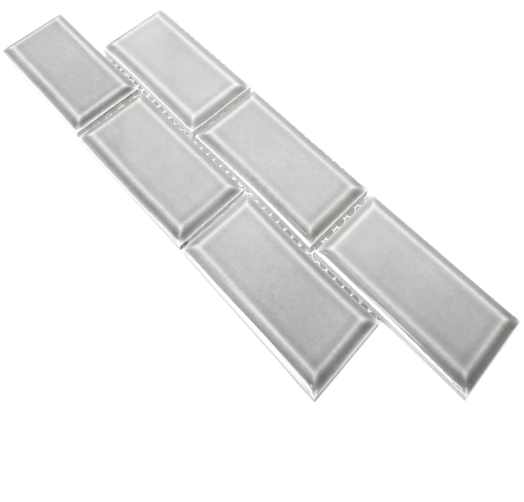 Ceramic Tiles Border Metro Sanford Light Grey