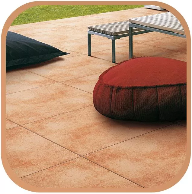 Patio Slabs Red