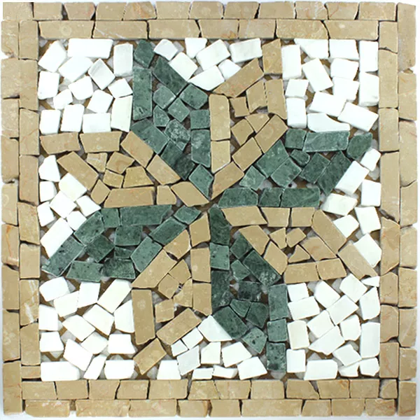 Mármol Rosone 33x33x8mm Marrón Blanco Verde