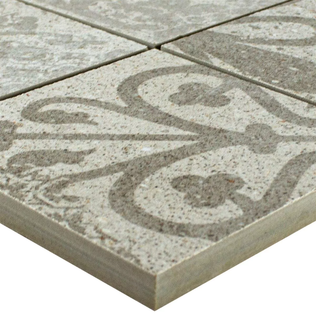 Ceramic Mosaic Tiles Eylem Retro Optic Beige Q95