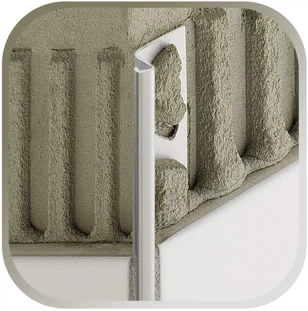 Decorative profile End profile made of stainless steel