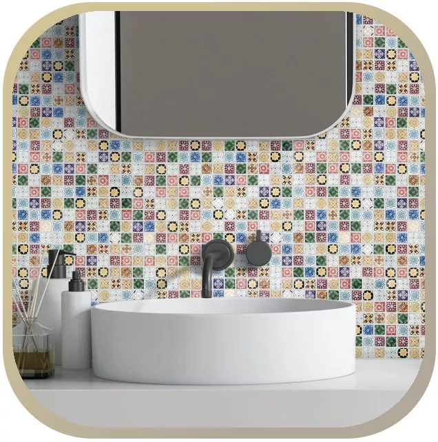 Mosaic tiles overwhelming variety