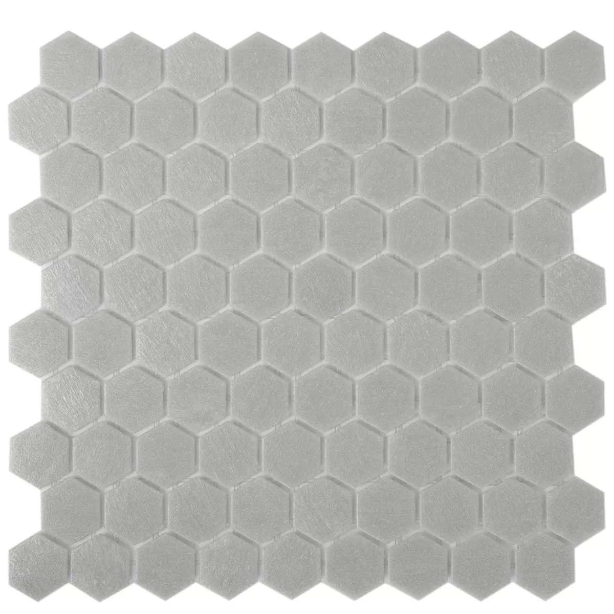 Glass Mosaic Tiles Trend-Vi Hexagonal 152 Grey
