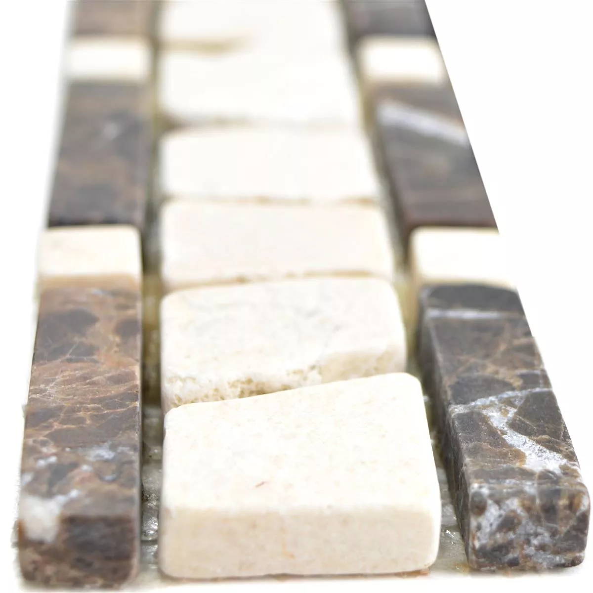 Natural Stone Tiles Border Vimeiro Emprador Dark Cremarfil