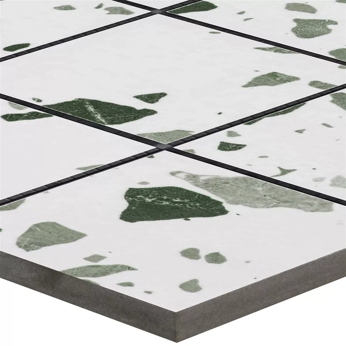 Ceramic Mosaic Tiles Liberty Green 73x73mm