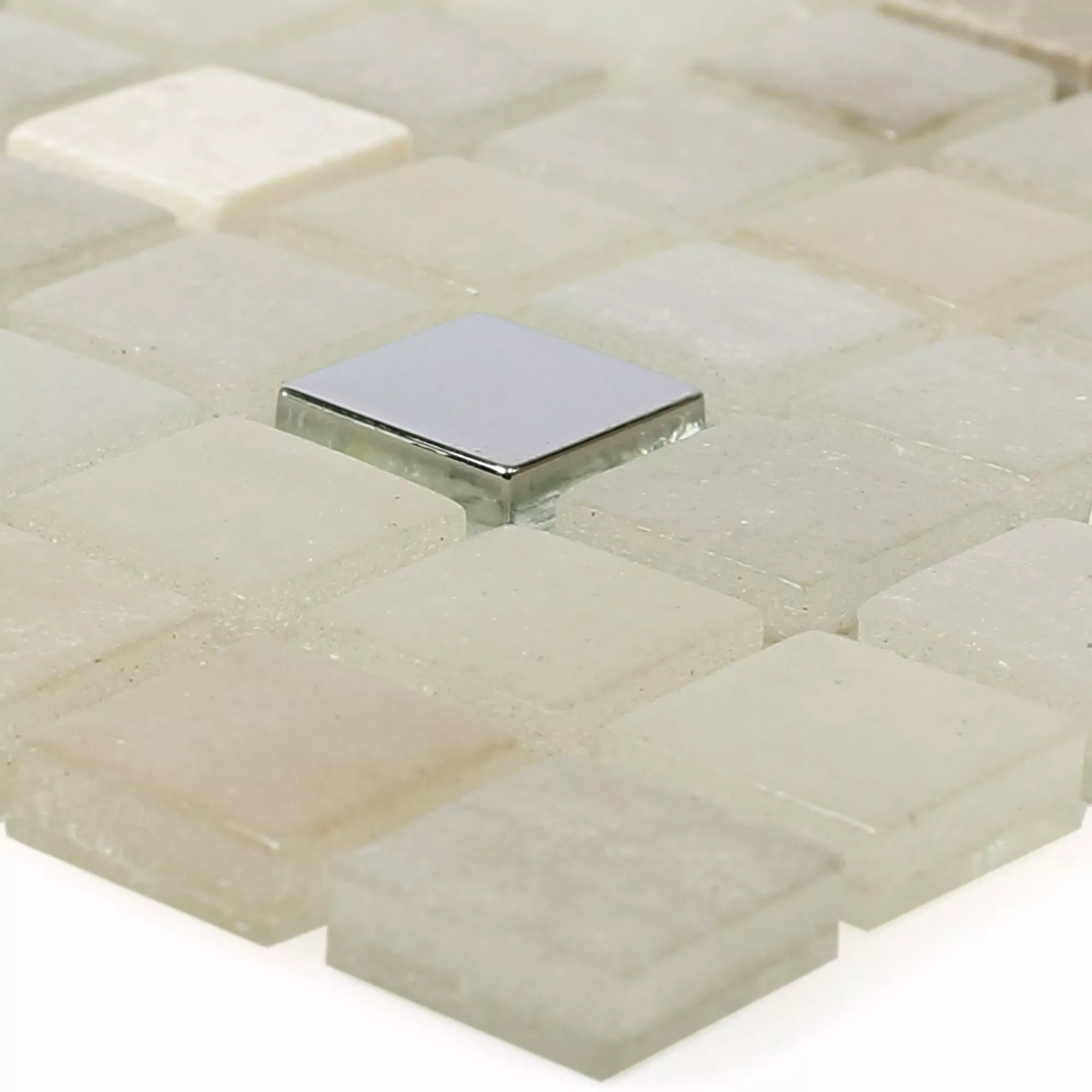 Azulejos De Mosaico Cristal Piedra Natural Mezcla Freyland Beige