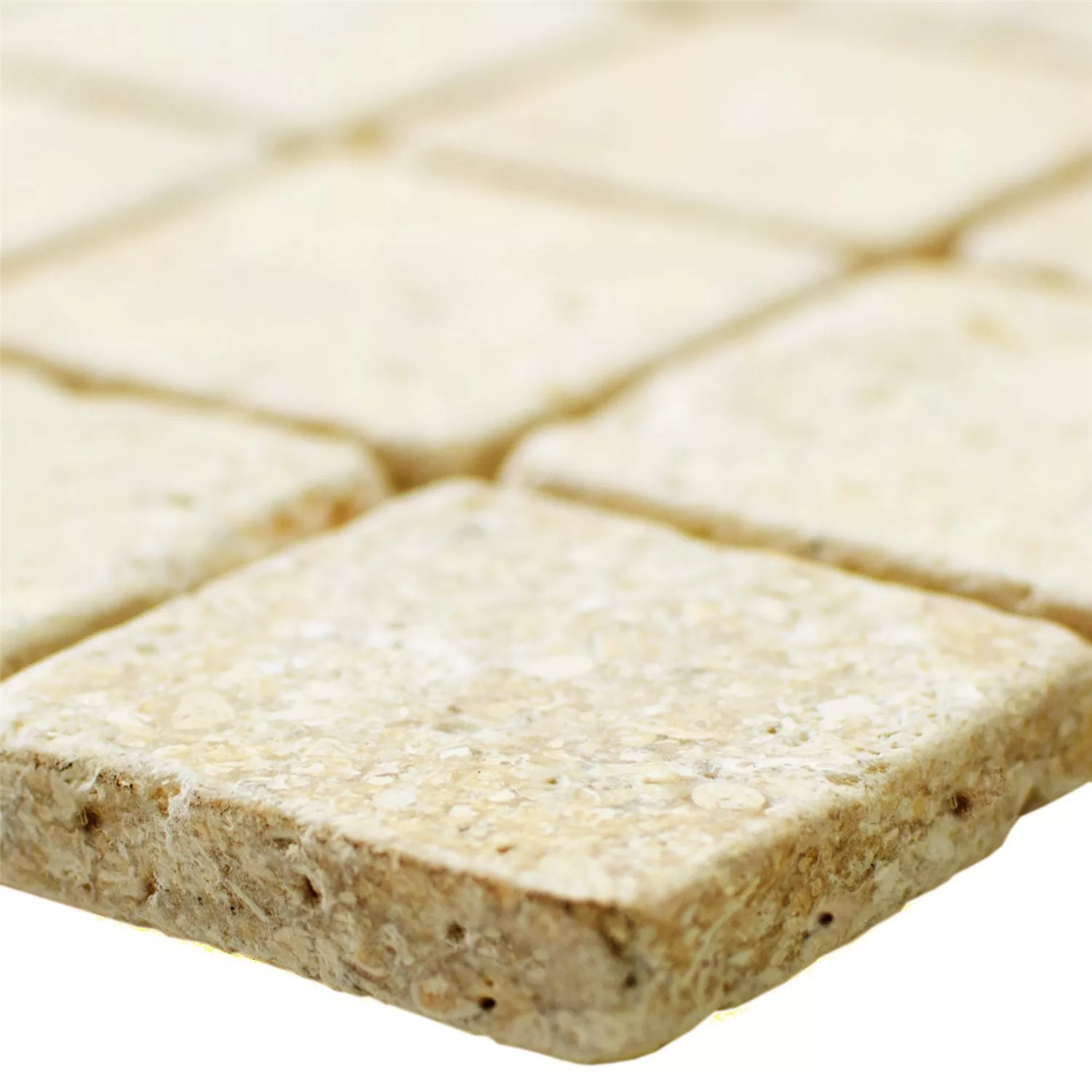 Mosaic Tiles Travertine Castello Gold 48