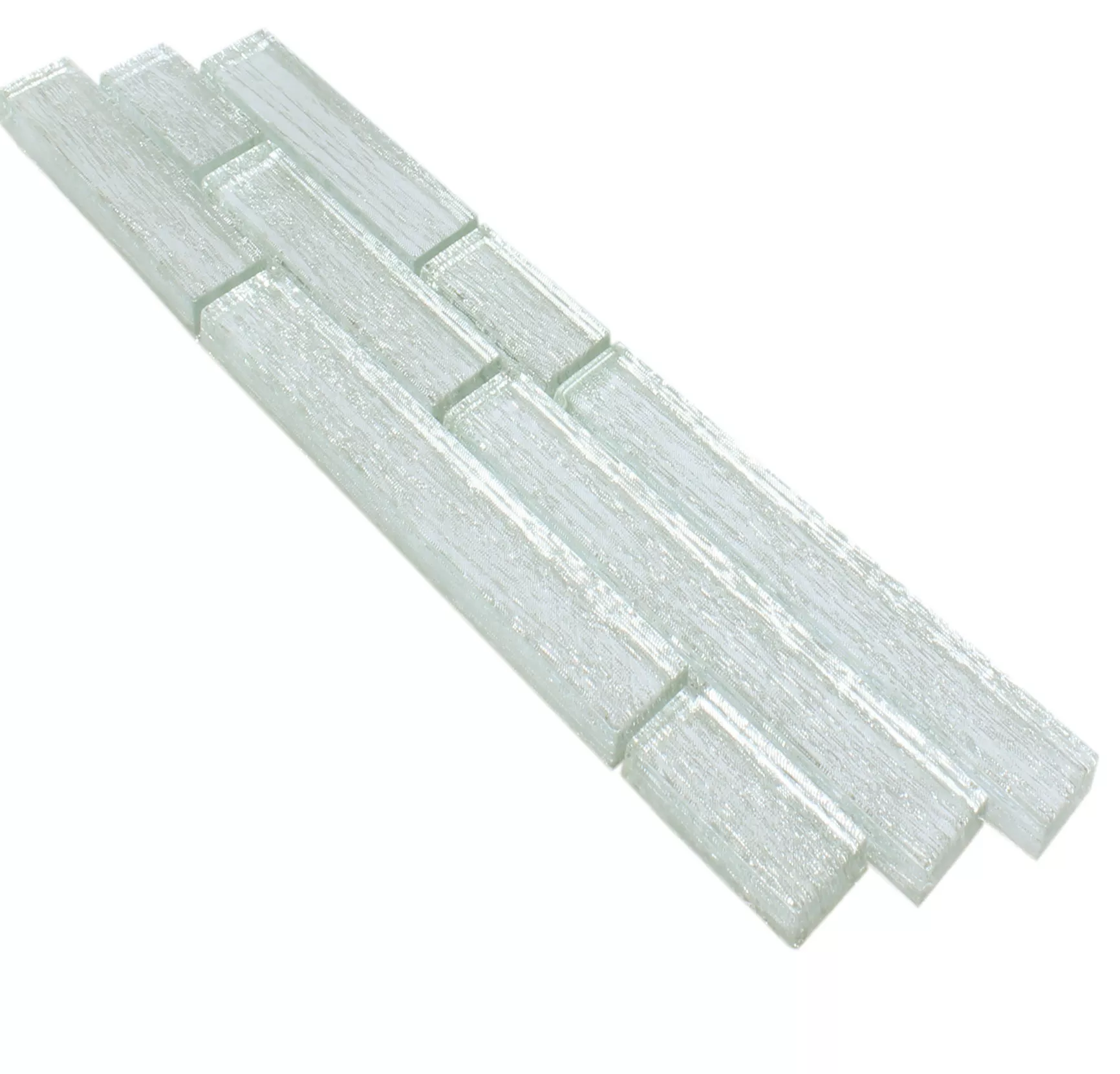 Glass Mosaic Border Canton Silver