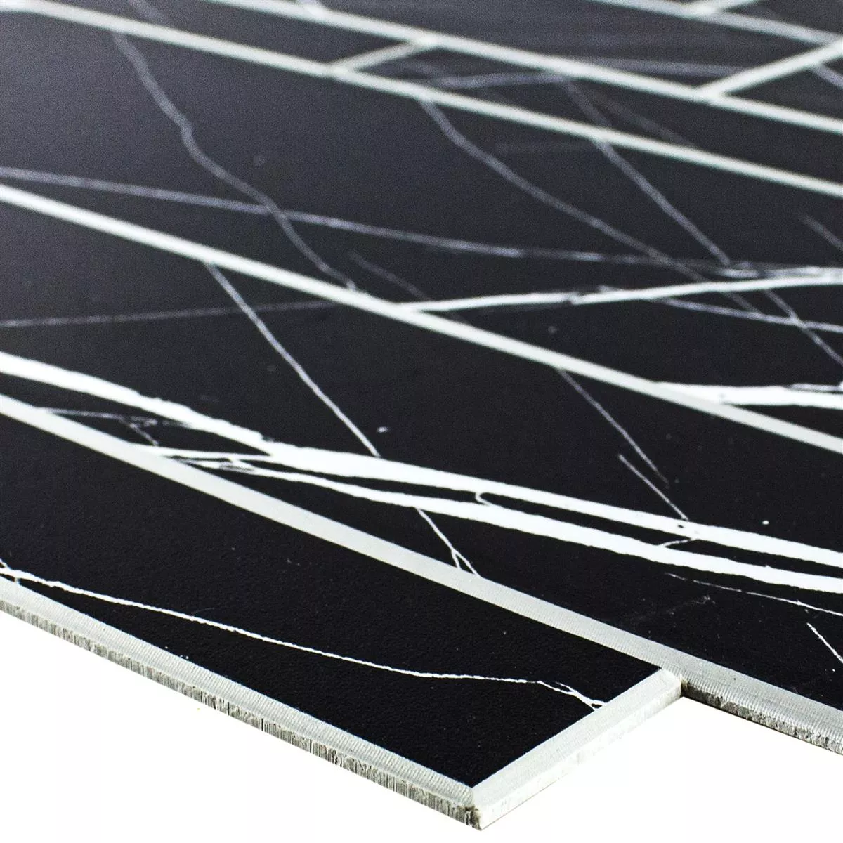 Mosaic Tiles Altus Self Adhesive Stone Optic Black