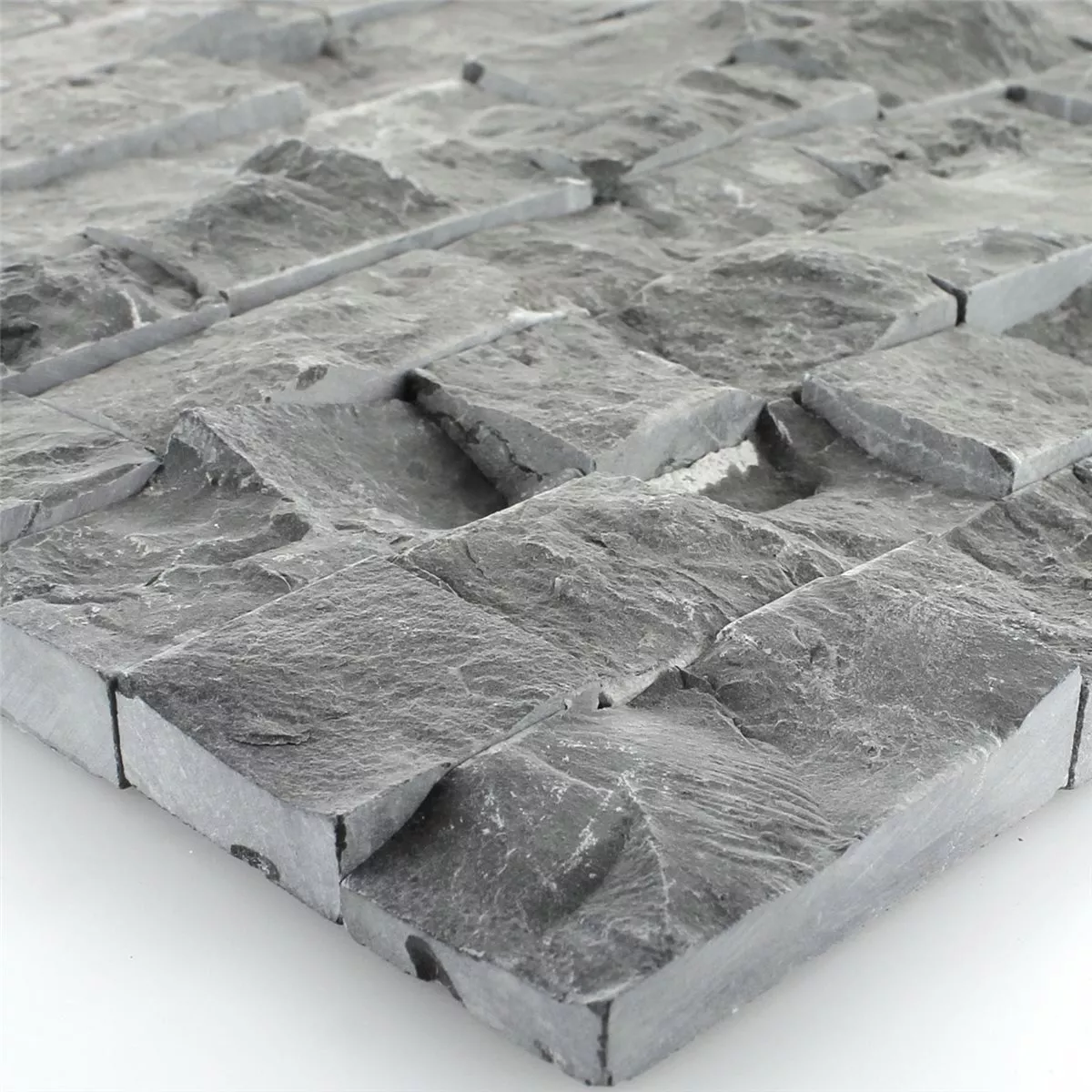 Mosaic Tiles Slate Bricks Anthracite