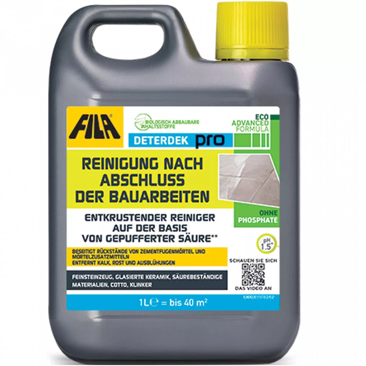 Fila DETERDEK PRO Cleaning after construction work 5 liters