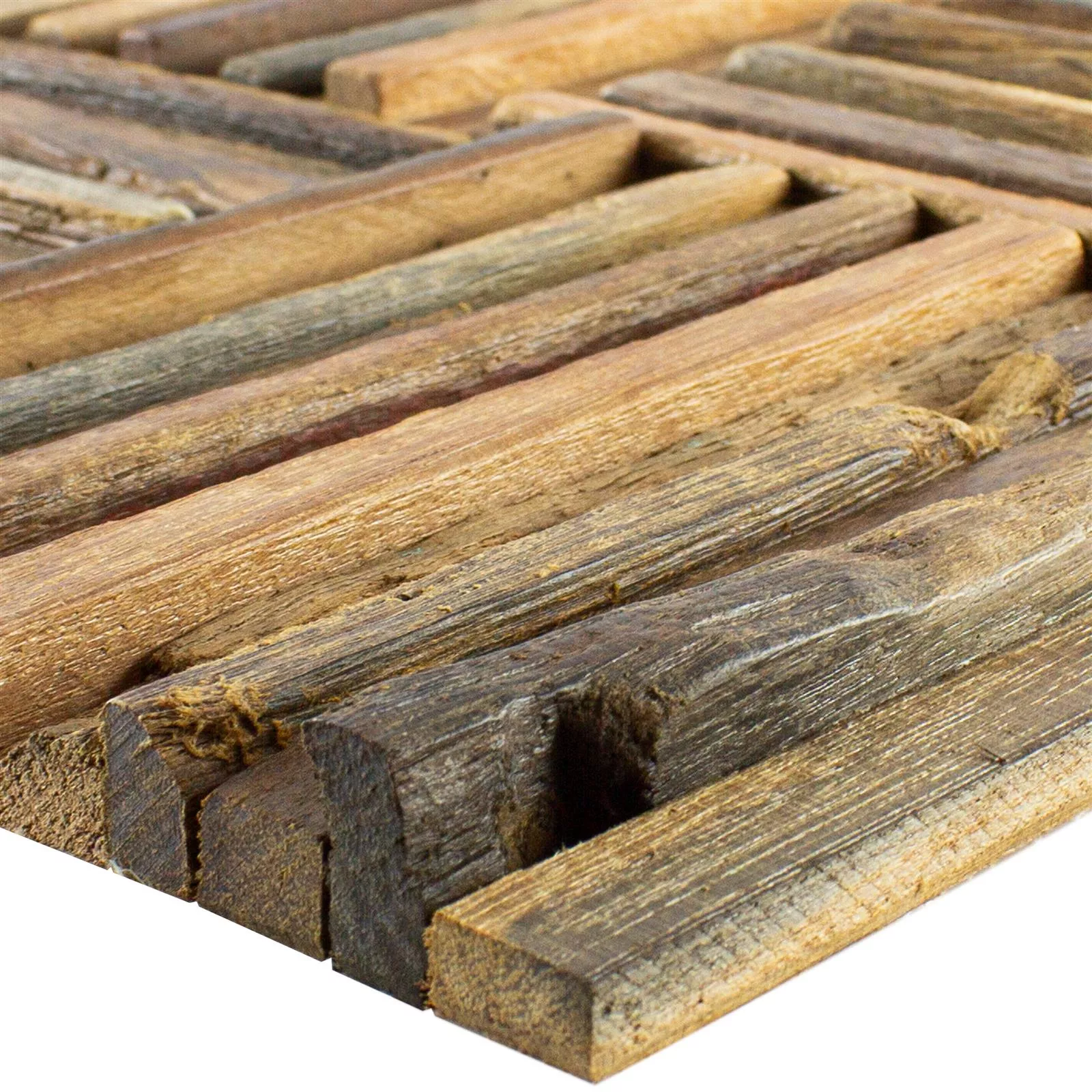 Wood Mosaic Tiles Peseidon 3D