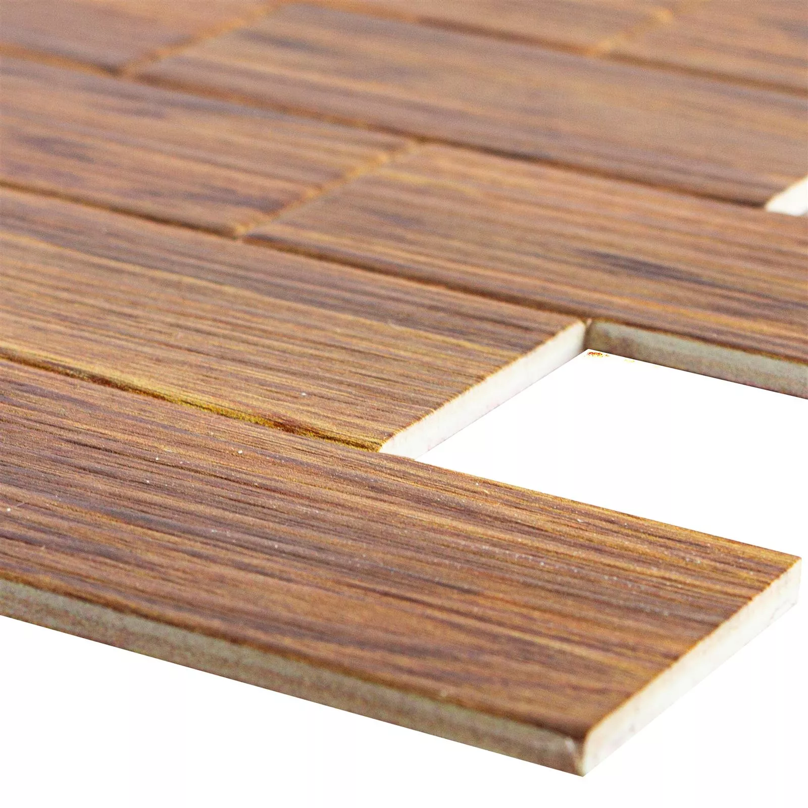 Mosaic Tile Vinyl Medusa Self Adhesive Dark Brown