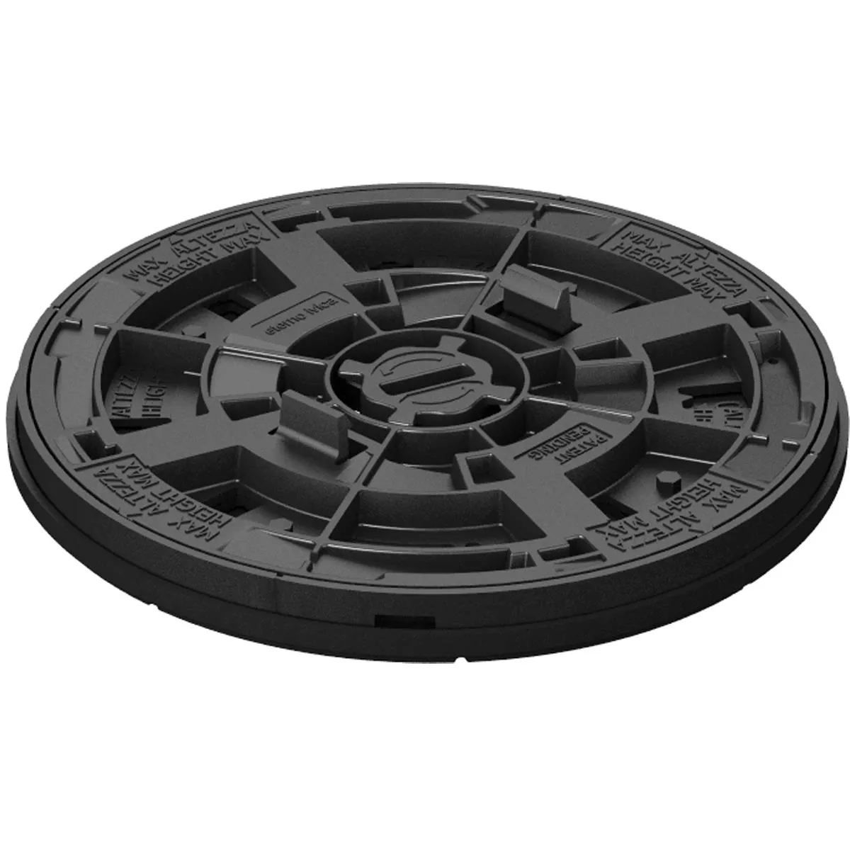 Ultra-thin pedestal for outdoor floors 1 - 1.5 cm