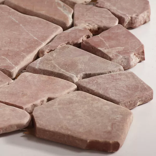 Broken Marble Mosaic Rosso Verona