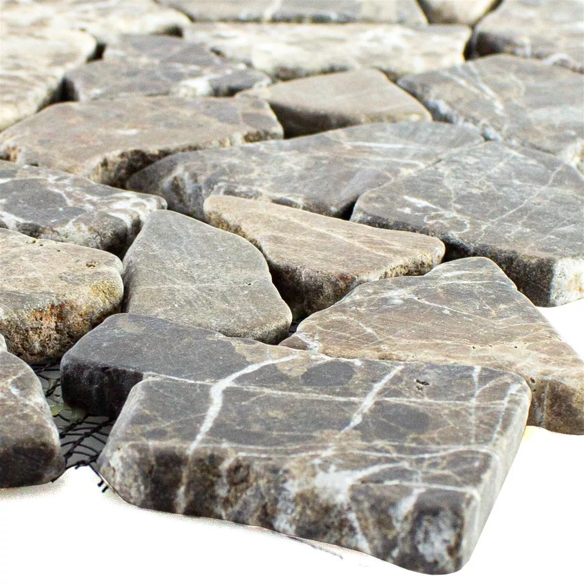 Marble Broken Natural Stone Tiles Poseidon Castanao