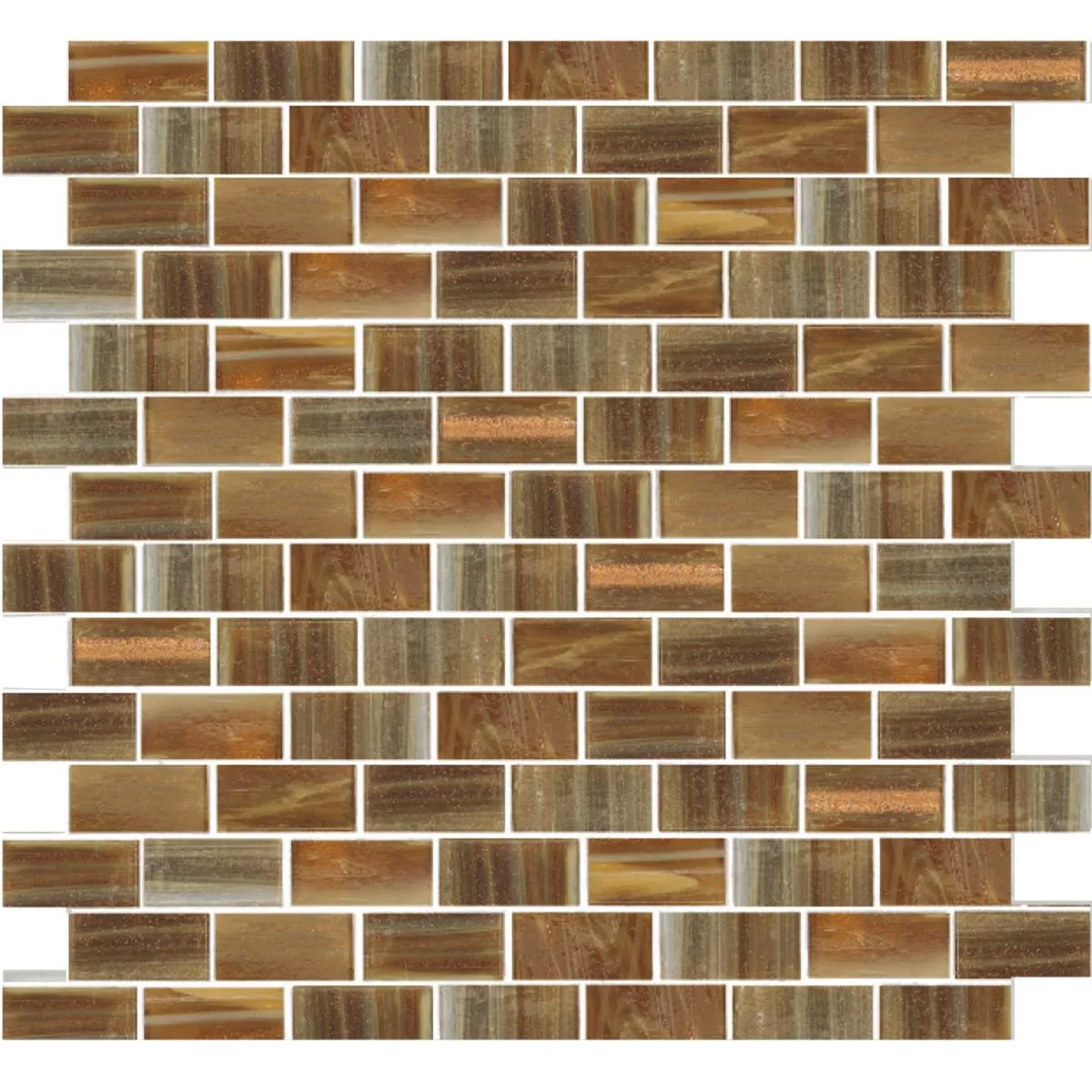 Glass Mosaic Tiles Trend-Vi Rectangular 282