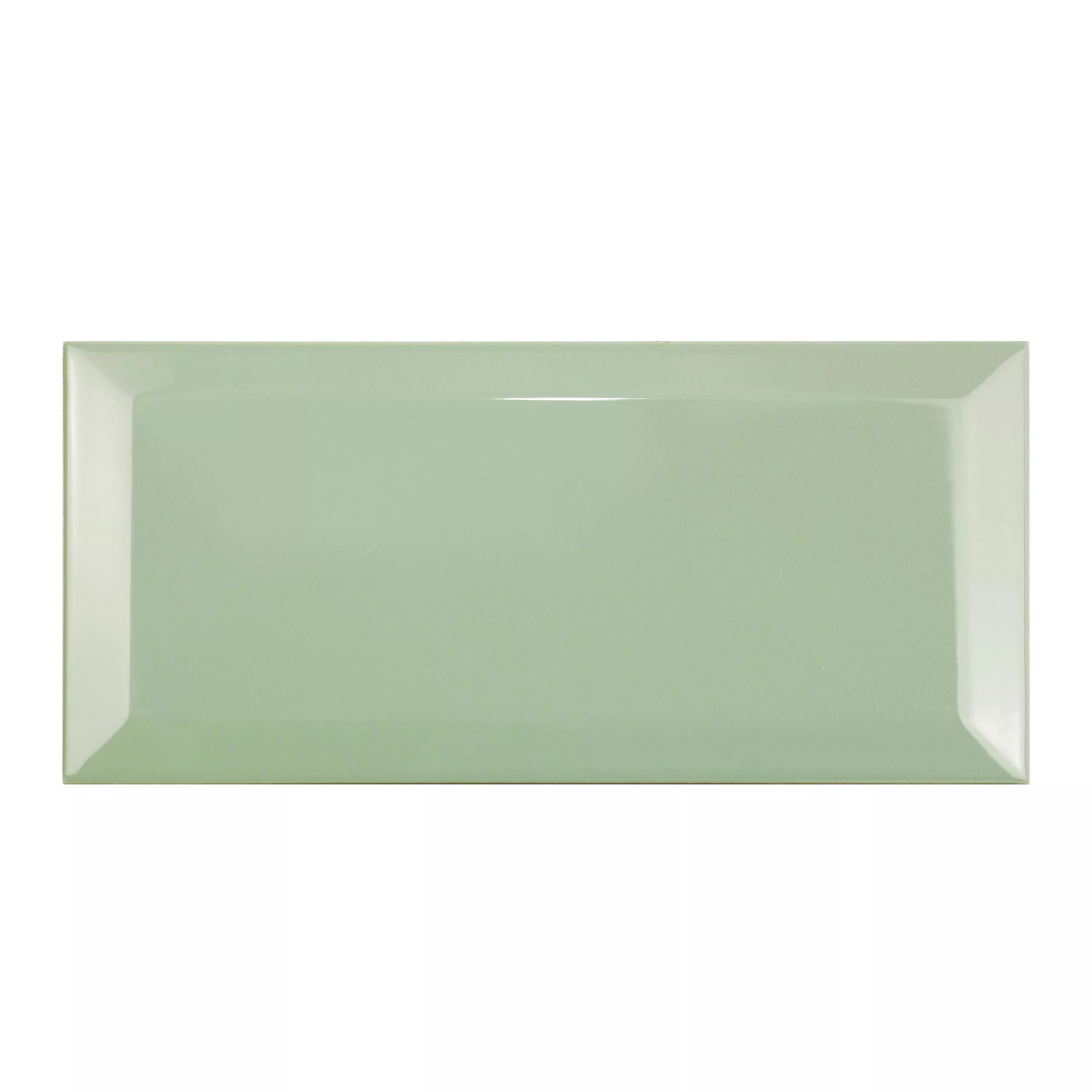 Metro Wall Tiles Brasilia Facet 7,5x15x0,7cm Verde