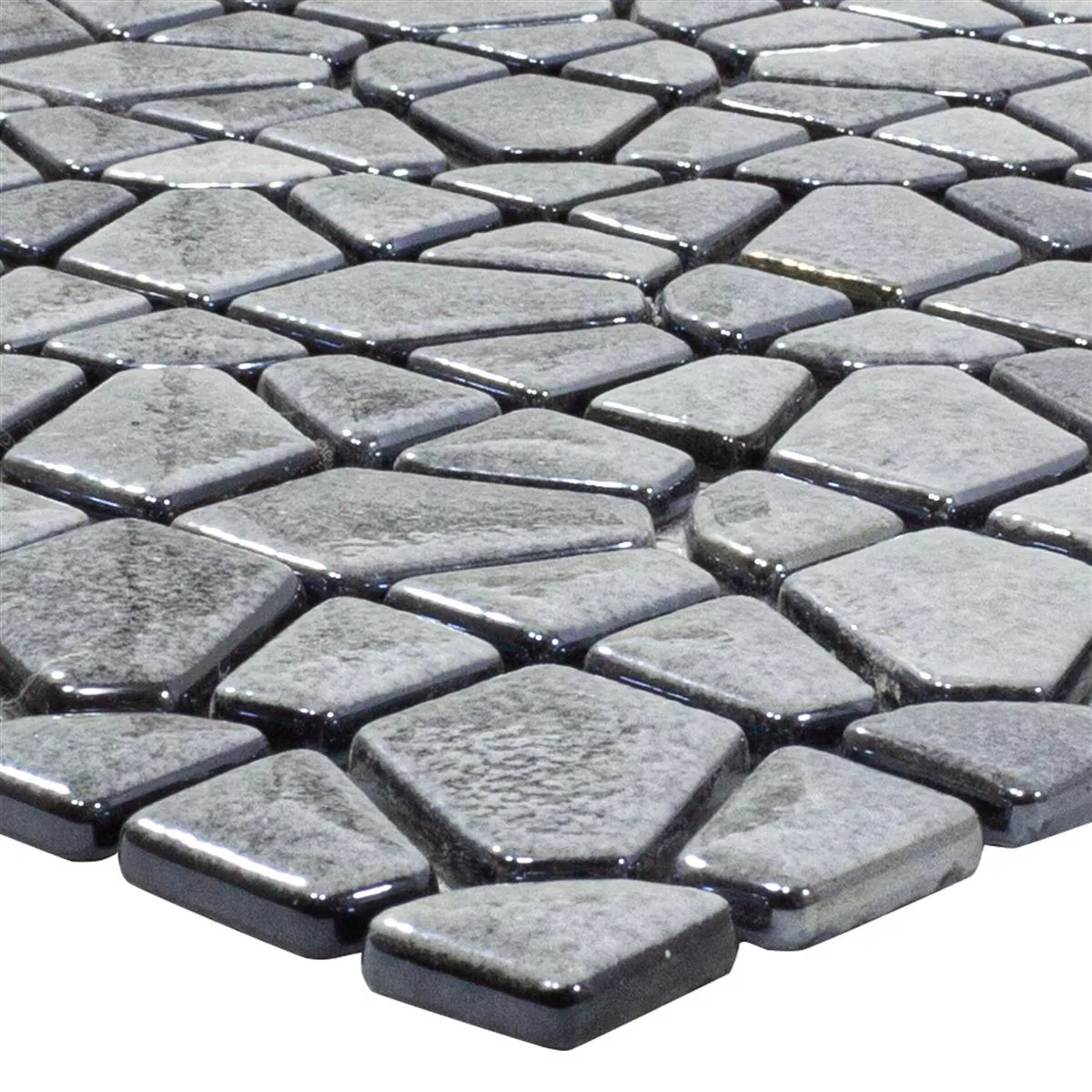 Glass Mosaic Tiles Amora Grey