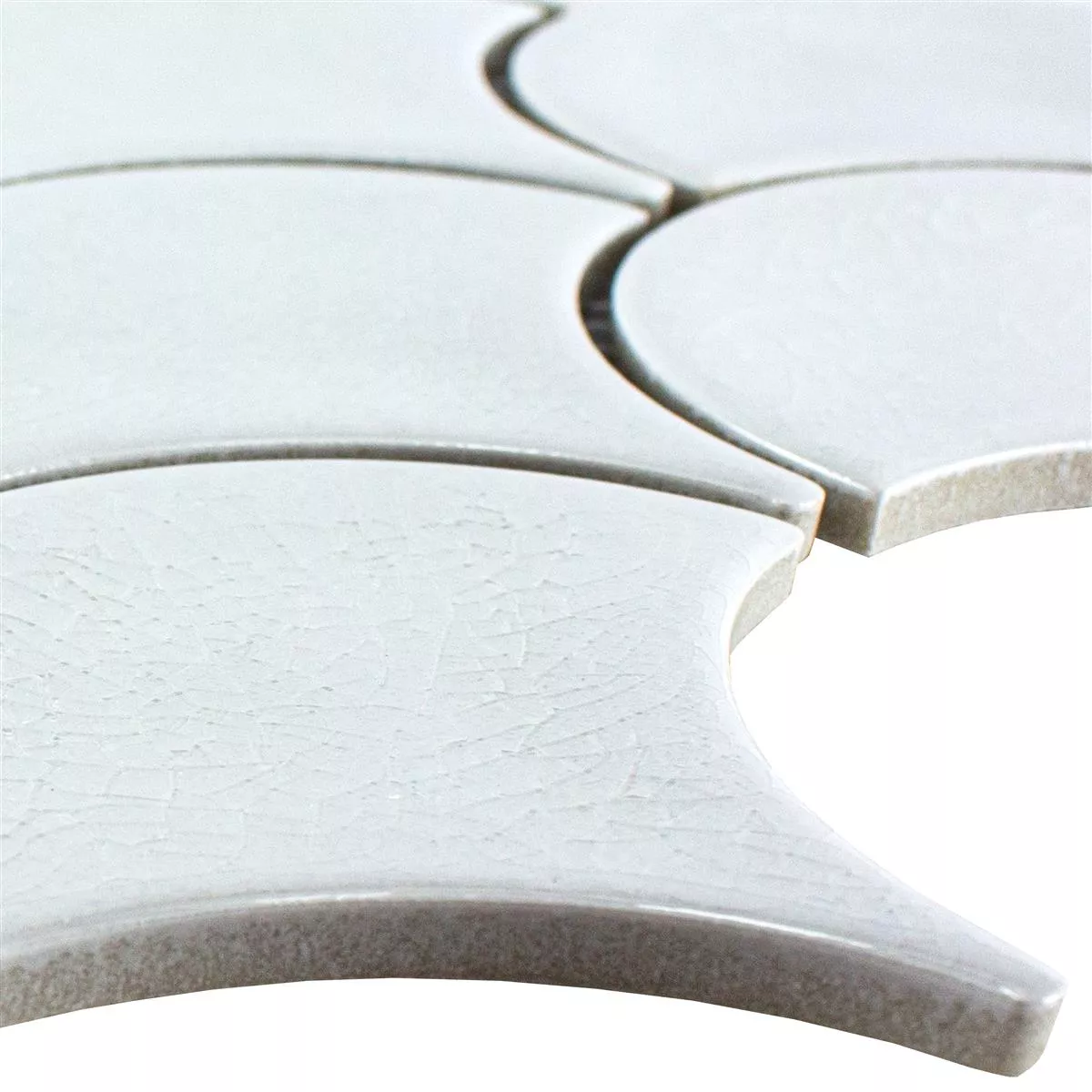 Ceramic Mosaic Tiles Newark Blanc