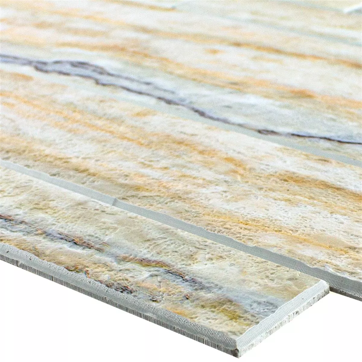 Mosaic Tiles Nube Self Adhesive Stone Optic Beige Grey