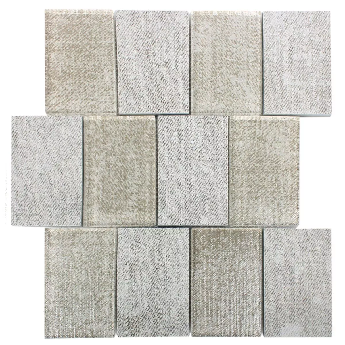 Mosaic Tiles Glass Ceramic Mix Brilon Beige