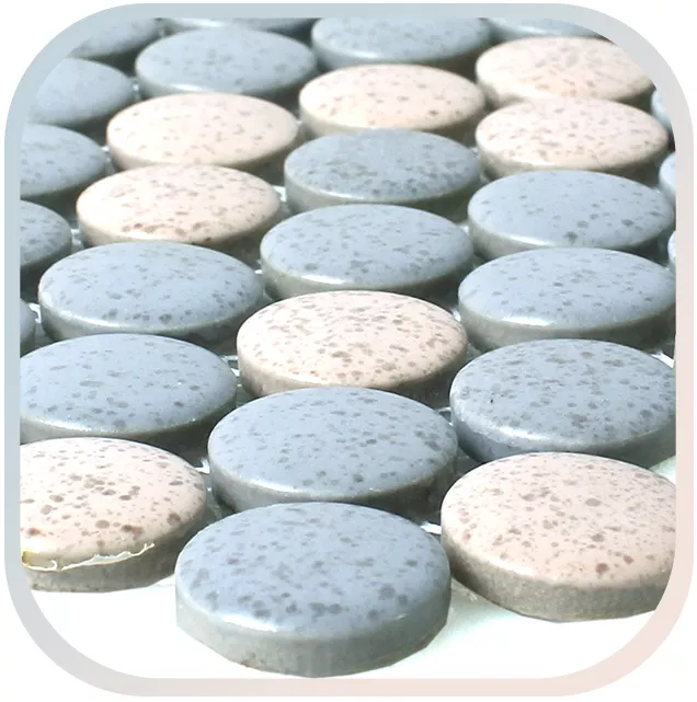 Ceramic Mosaic Button