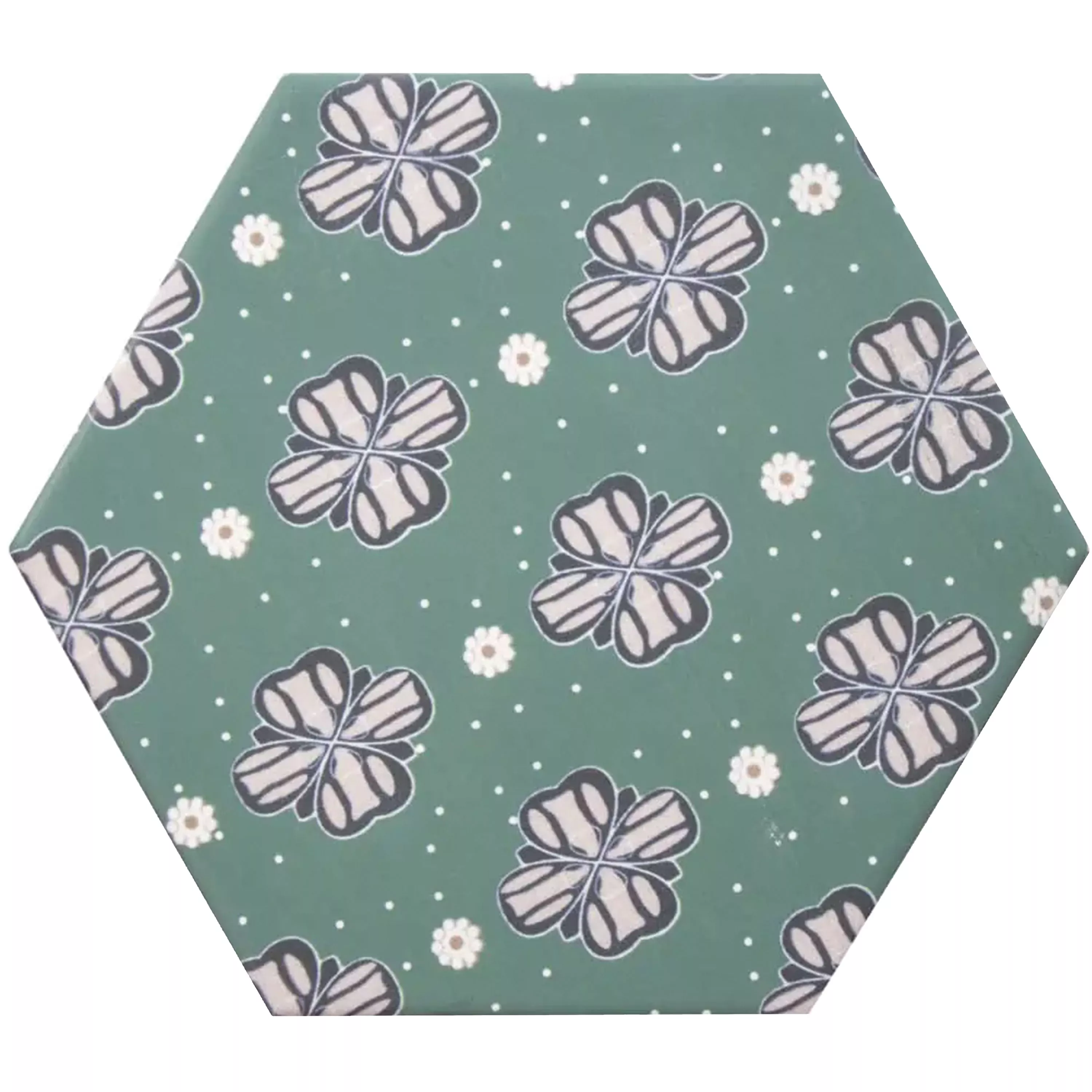 Porcelain Stoneware Tiles Modena Hexagon Decor 7