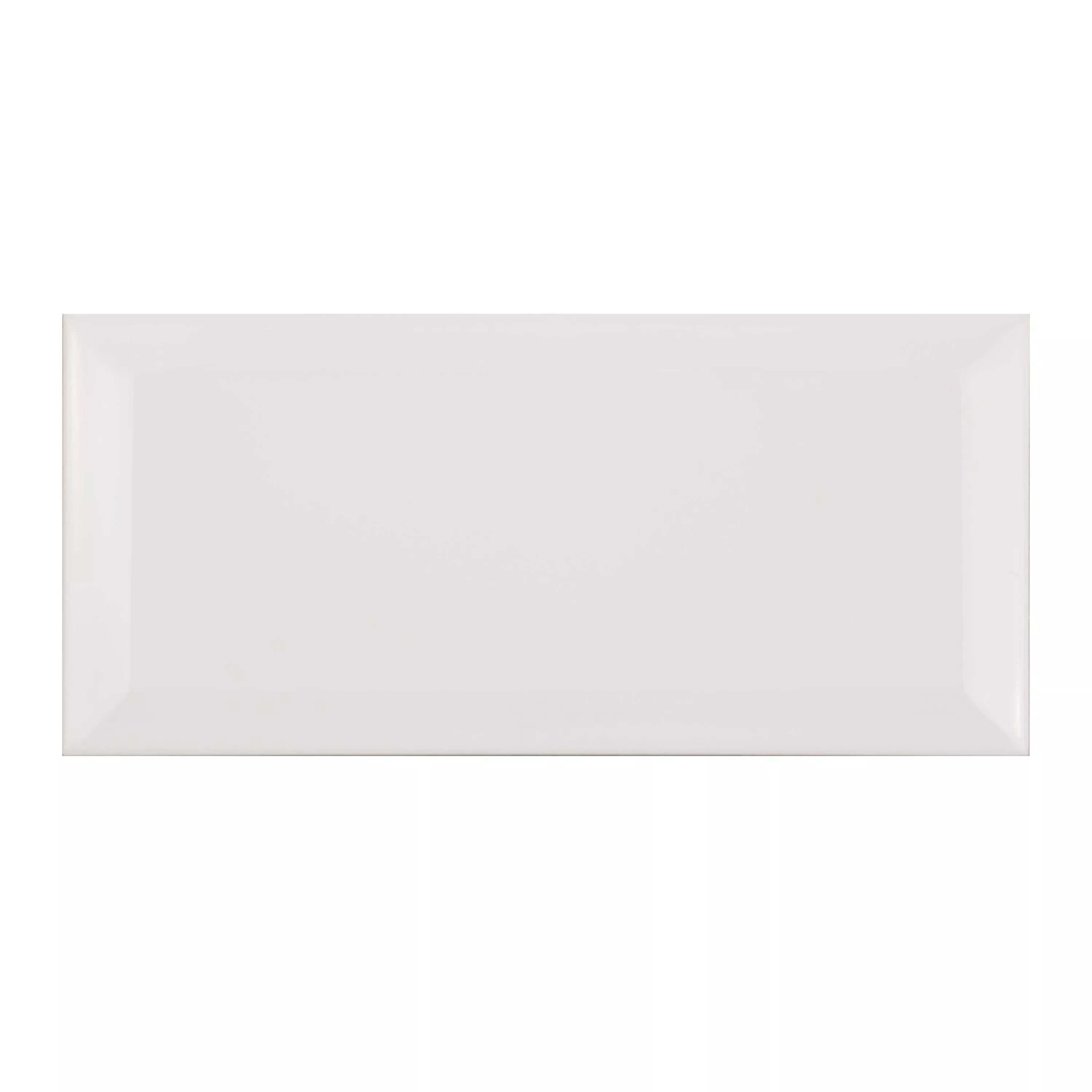 Metro Wall Tiles Brasilia Facet 7,5x15x0,7cm Blanco Mat