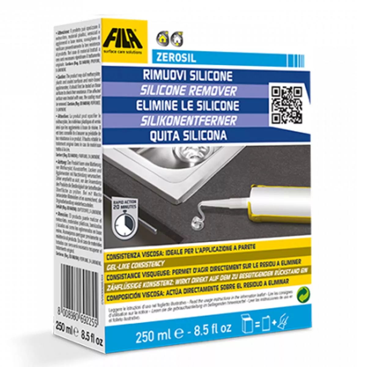 Fila ZEROSIL Silicone Remover 250 ML