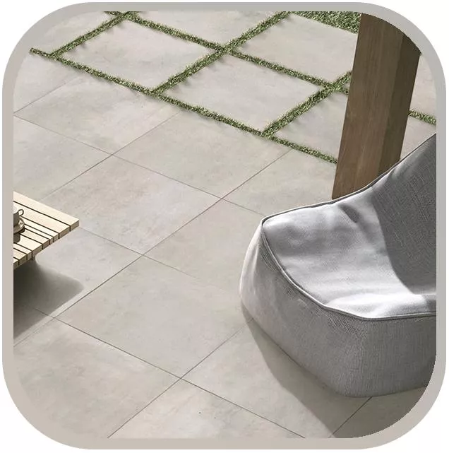 Patio Slabs White