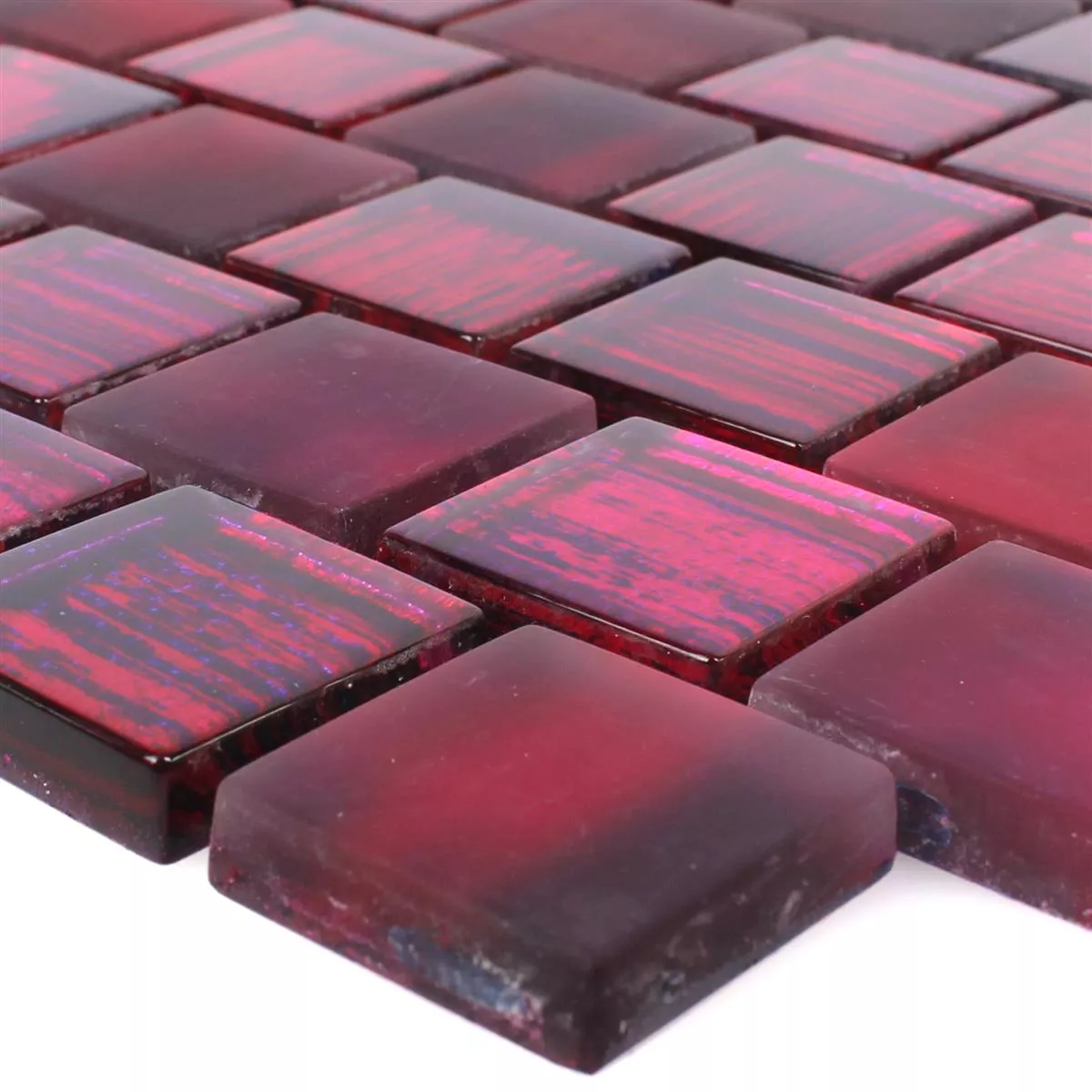 Glass Mosaic Tiles Lanzarote Pink