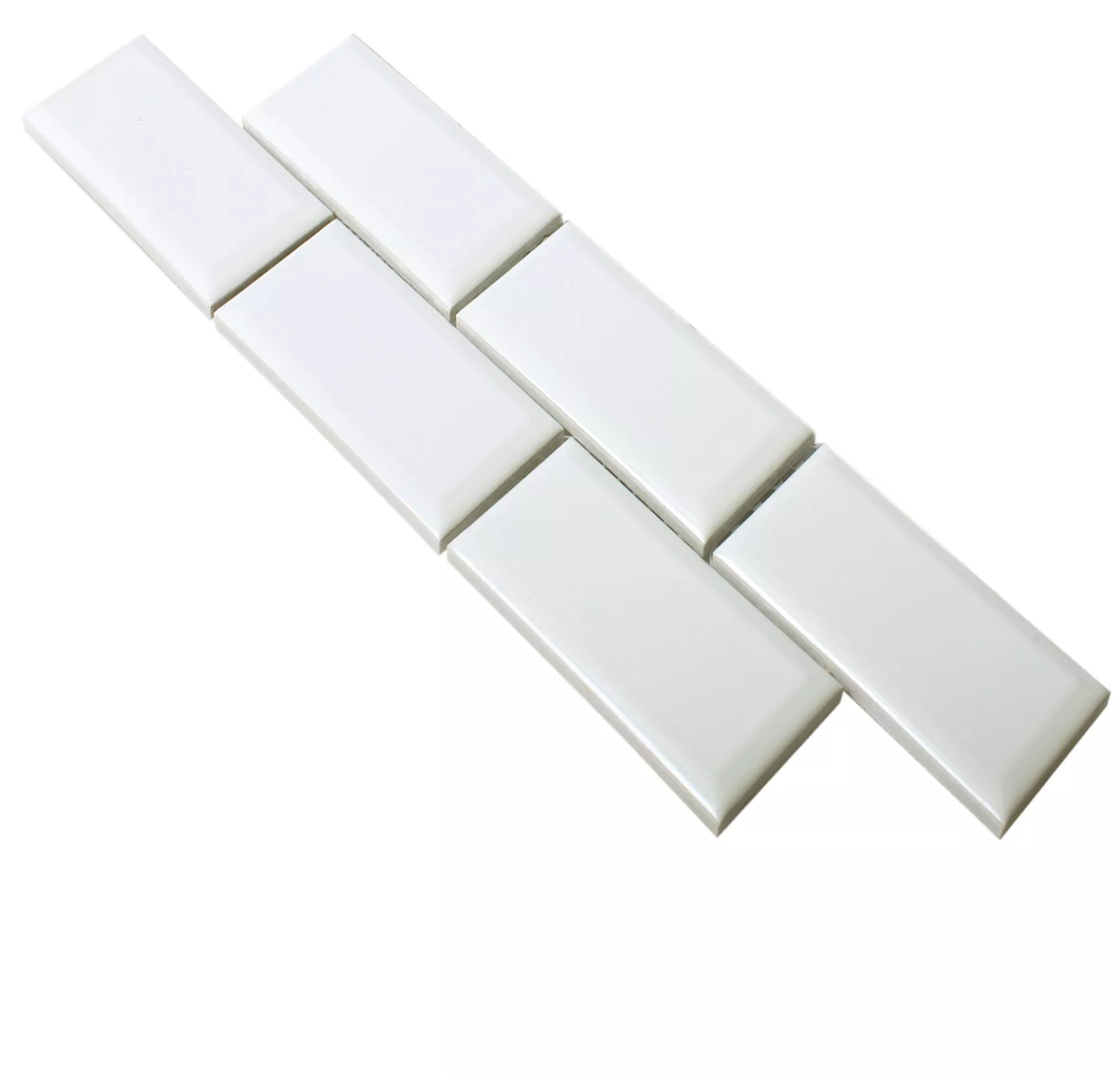 Ceramic Tiles Border Metro Sanford Blanc