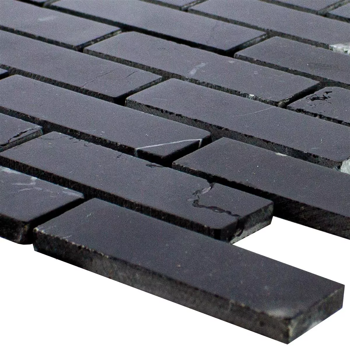 Marble Natural Stone Mosaic Tiles Avalon Black