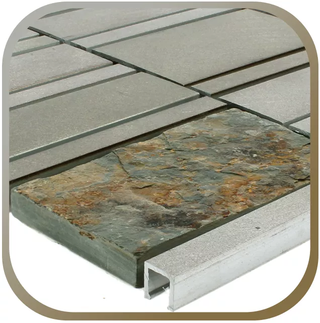 Natural Stone Metal Mosaic