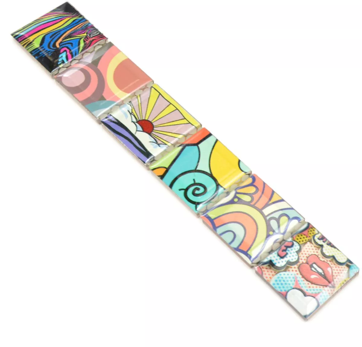 Ceramic Tiles Border Roxbury Retro Colored