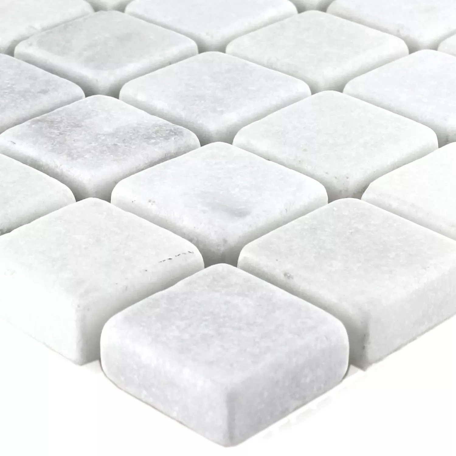 Mosaic Tiles Marble Treviso White